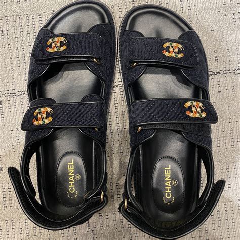 sandali modello chanel 2021|Chanel kid sandals.